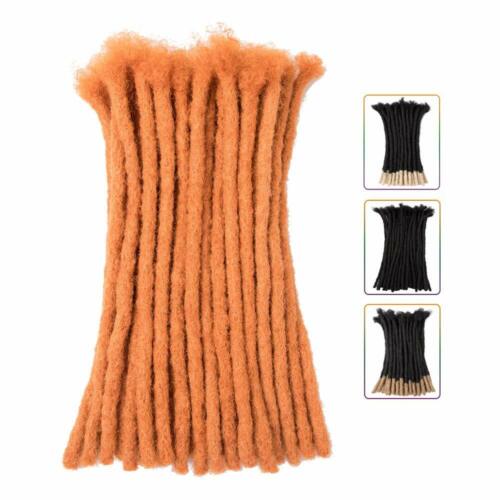 Dreadlock Extensions Human Hair Handmade Crochet Locs Extensions Hip-hop Reggae - Picture 9 of 67