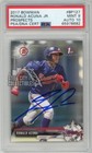 Ronald Acuna Jr 2017 1st Bowman Autograph RC Card #BP127 PSA 9 PSA/DNA 10 (682)