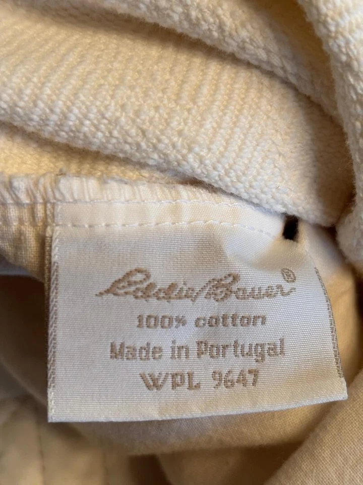 EDDIE BAUER (VINTAGE) CREMA MATELASSE COMPLETO/DOBLE EDREDÓN Y FUNDAS Foto 3 de 4