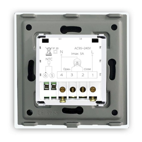 Digital WIFI Raumthermostat Tuya Smart UP Wlan Touch Thermostat Fußbodenheizung - Bild 4 von 7