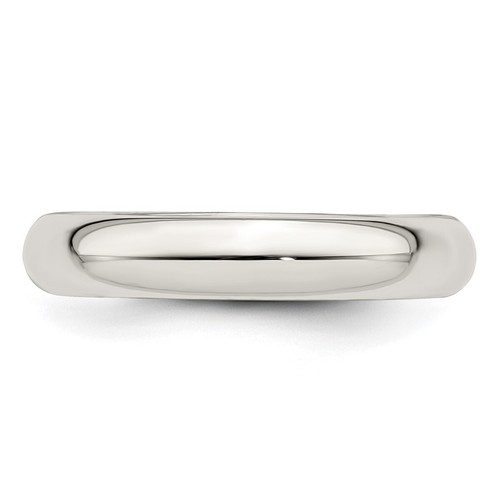 Sterling Silver 4mm Comfort Fit.5 Band Ring - Picture 5 of 7