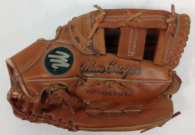 MACGREGOR 12'' Deep Grip Pocket Multi Flex Left Leather RHT Softball Glove MG55