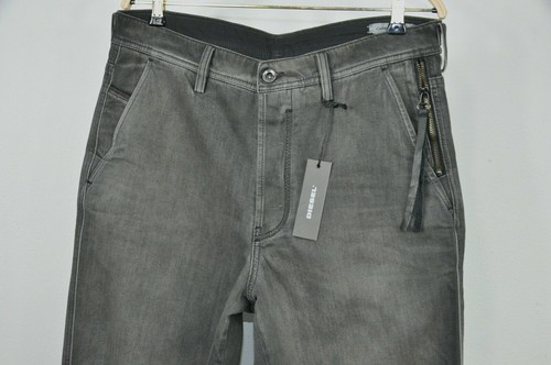 Diesel Carrot-Chino Low Crotch M0849T Gray Mens Jeans size 32 - Picture 2 of 10