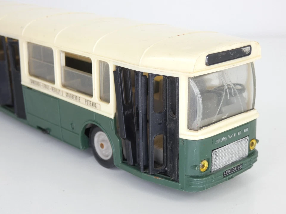Autobús Norev Saviem SC10U Nº 98 Palacio Real - Juguete Francés Concord De Colección M1:43 Foto 3 de 4
