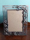 Connoisseur Silver Tone Metal Leaf & Vine Picture Photo Frame 5" x 7" Pewter Fin