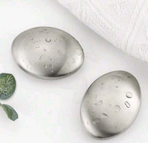 1 pz BARRA DI RIMOZIONE strumento da cucina in acciaio inox aglio pesce sapone eliminazione mano - Foto 3 di 8