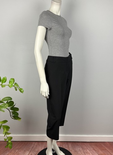 Brown Sugar Size 16 Capri Dress Pants Black Straight Leg Crop Pockets Women NEW - Bild 9 von 12