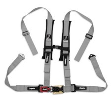 DragonFire Racing 4-Point H-Style Harness Restraints Grey 2" Buckle 14-0028