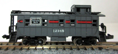 VINTAGE MRC N GAUGE RAILINE BURLINGTON ROUTE 12345 CABOOSE # 7083