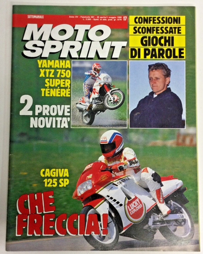 MOTOSPRINT 17/1990 CAGIVA FRECCIA C12 LUCKY EXPLORER YAMHA XTZ 750