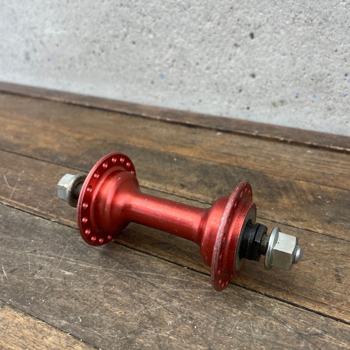 Maillard BMX Front Hub Red 80s Old School BMX Nutted 36 36h