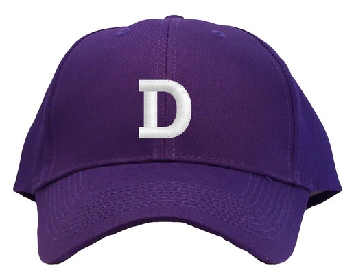 Berretto da baseball sportivo professionale ricamato iniziale lettera D - disponibile in 7 colori cappello - Foto 8 di 9