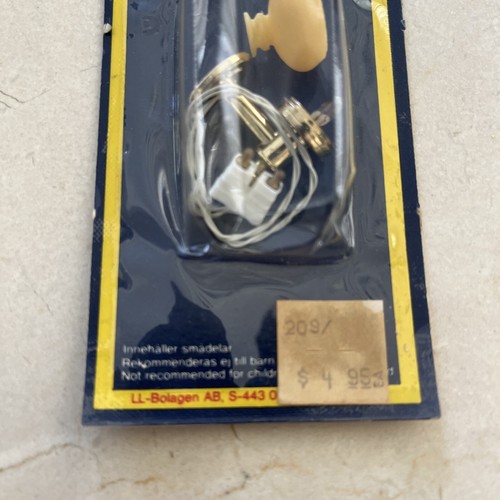 Vintage Dollhouse  1960s Lundby Bedside Electric Lamp New In Box - Picture 3 of 5