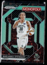 2024==Monopoly==Breanna Stewart==#WNBA4==Black/Red Icons Prizm=New York Liberty=