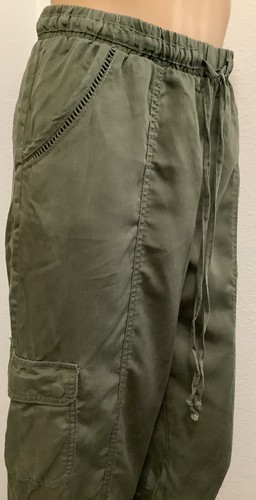 Knox Rose Damen Cargo Jogginghose Typ Hose Gr. L Bündchen Oliv Neu - Bild 5 von 12