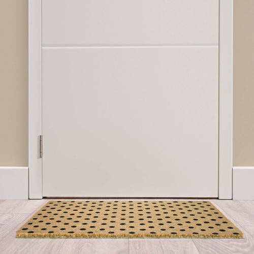 DOOR MAT PVC NON SLIP BACKED COIR DOORMATS OUTDOOR INDOOR WELCOME MATS - Picture 42 of 60