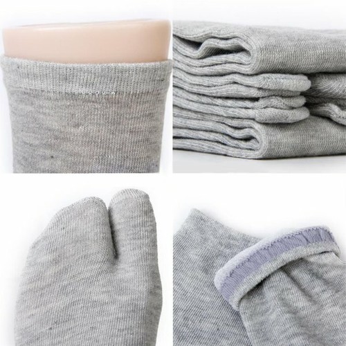 3*Pair Socks Japanese Kimono Socks Flip Flop Sandal Split Toe Tabi Ninja-Geta - Picture 3 of 14