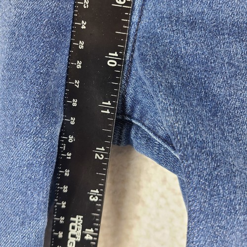 Express Jeans Mens 34x30 Straight Fit Blue Dark Wash - Picture 5 of 14