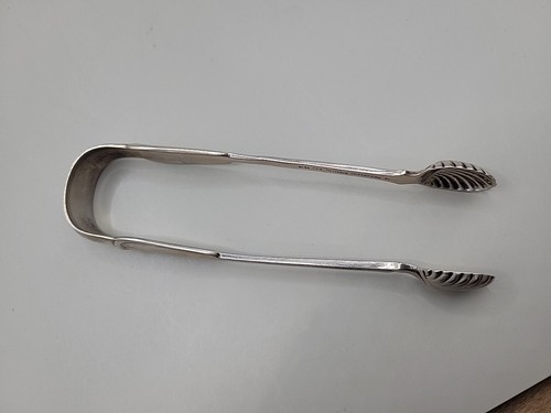 Antique 1871 Tiffany & Co. Sterling Silver Palm Sugar Tongs, 5" Edward C. Moore - Picture 6 of 24