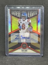 2023 Panini Legacy Zach Evans Under The Lights Auto #UL-ZEV Rookie Autograph