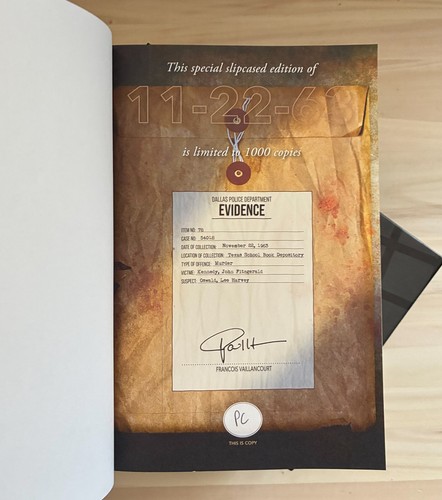 Stephen King: 11-22-63 (PS Publishing, 2024) **Signed/LTD HC/DJ/SC/PC - Picture 2 of 2