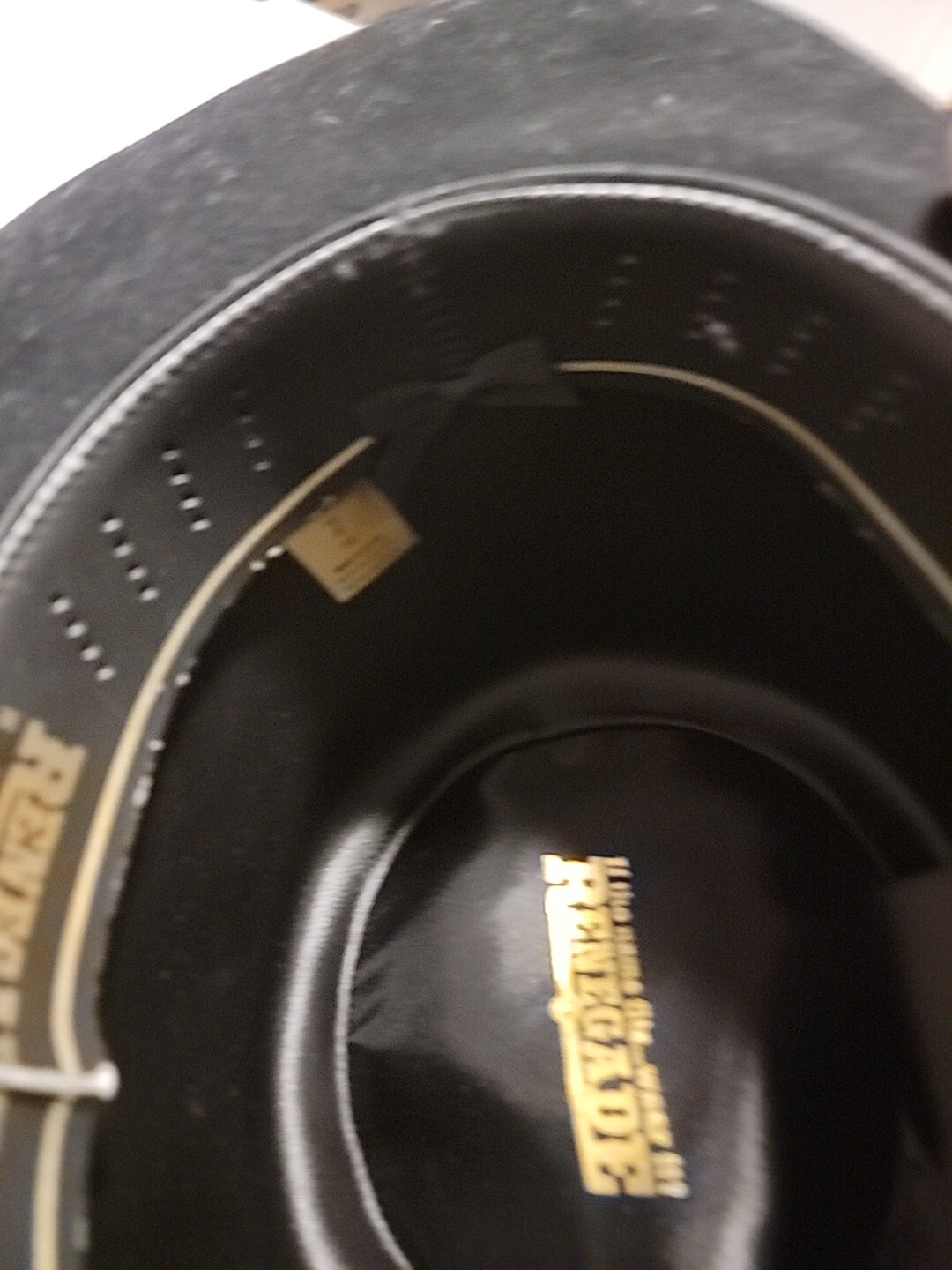 Black Cowboy Hat Size 7 Renegade - image 2