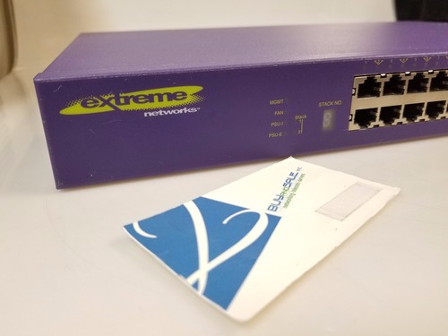 Extreme Networks Summit 15105 24-Ports Ethernet Stackable Switch X250E-24P - Picture 2 of 5