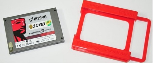 Neue Kunststoff-Adapterhalterung Dock Tray Für 2,5 bis 3,5 Bay SSD HDD Montage - Photo 3/6
