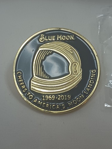 Cheers to America's Moon Landing 1969-2019 Lapel Pin Blue Moon - Picture 8 of 8
