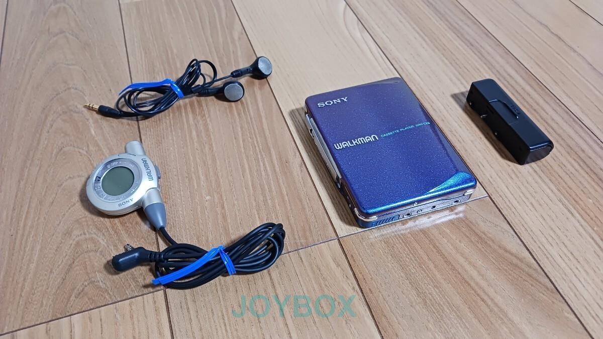 SONY　WALKMAN CASSETTE PLAYER WM−EX９ Sony WM-EX9 Cassette Walkman Blue Portable Audio Very Good