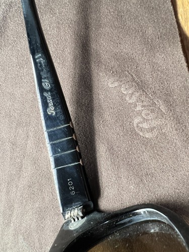PERSOL 6201 RATTI Meflecto Vintage Sonnenbrille Herrengestell schwarz Acetat "51" - Bild 10 von 17
