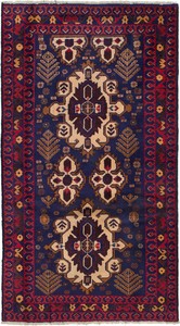 Hand-knotted-Carpet-3-039-5-034-x-6-039-4-034-Traditional-Vintage-Wool-Rug