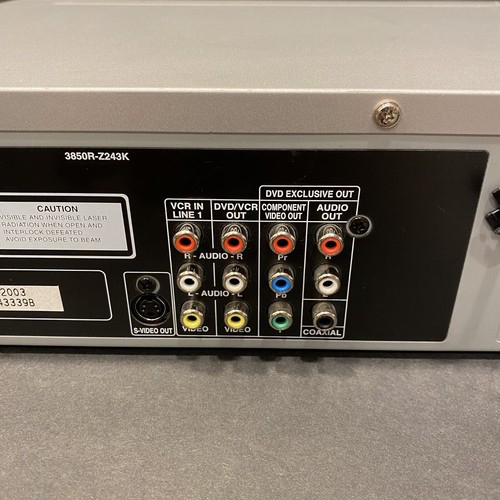 Reproductor de DVD VCR Grabadora VHS Sanyo DVW-6100 Cables Combo PROBADO FUNCIONA Sin Control Remoto - Imagen 14 de 18