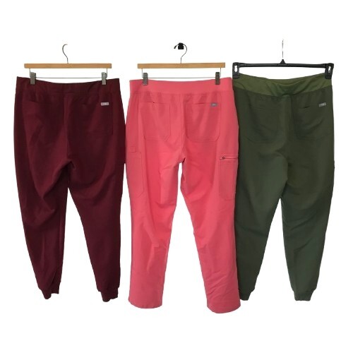 Figs 3 Pair Scrub Pants Womens Size Large Zamora Jogger and Yola Skinny - Picture 2 of 4