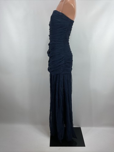 Vintage BCBG Maxazria Dress Silk Fringe Hem Fairy Whimsigoth 2000s Y2K Fairycore - Picture 5 of 8
