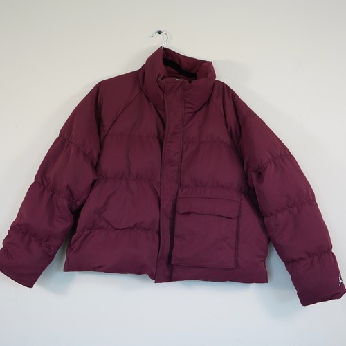 Air Jordan Oversized Puffer Jacket Men's Large Bordeaux