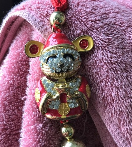 Bejeweled Cat Feng Shui Hanging tassel for prosperity, wealth, and Lucky - Bild 7 von 10