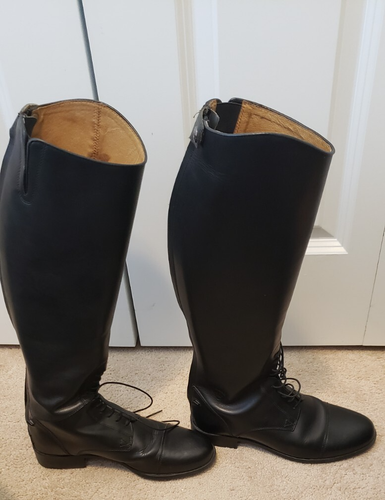 ARIAT HERITAGE CONTOUR SCHWARZ REISSVERSCHLUSS FELDREITSTIEFEL STIL 55001 EINMAL GETRAGEN SCHÖN 8