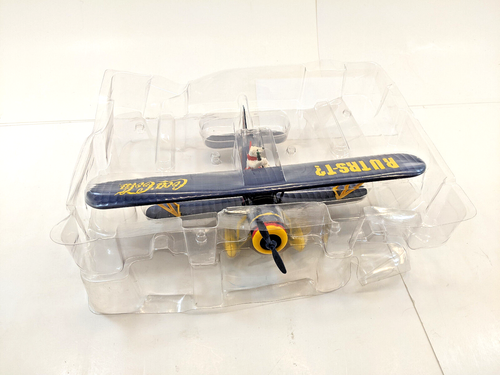 ERTL Coca Cola Diecast 1931 Strearman Biplane Polar Bear 1:38 Scale Bank BOXED - Picture 12 of 16