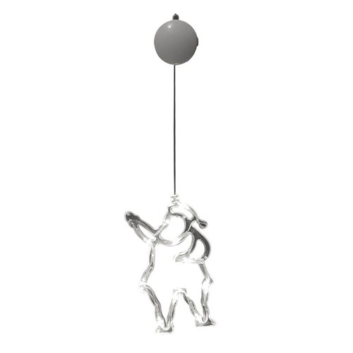 Christmas Window Hanging LED Light Ornament Suction Cup Xmas Home Party Decor AU - Picture 5 of 20