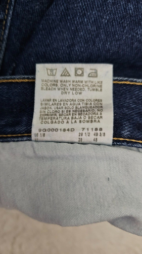 Wrangler Men's Five Star Premium Denim Jeans Relaxed Fit 36X29 Straight Leg - Picture 7 of 10