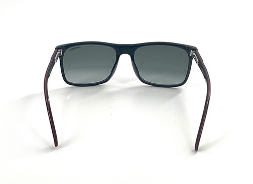 Nuovi occhiali da sole Carrera C FLEX 01/G/S neri e rossi con lenti sfumate grigio scuro Italia - Foto 4 di 6