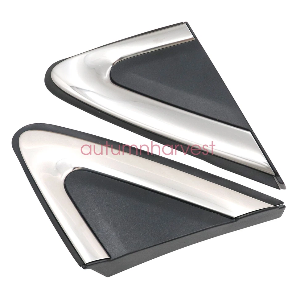 2PCS Side Mirror Corner Triangle Cover Trim For Mitsubishi Eclipse Cross 2018-21 - Изображение 2 из 4