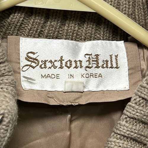 Vintage 70s Saxton Hall Tan Long Puffer Trenchcoat Quilted Retro Gr. L Korea - Bild 3 von 9