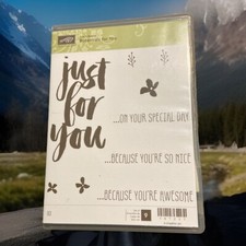 Stampin' Up Sale-A-Bration 141237 Botanicals For You Rubber Stamps Set Of 9..