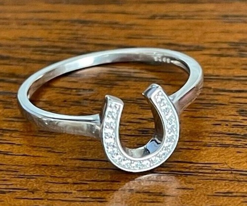 Duftschmuck Sterling Silber Ring 8 Glückshufeisen - Bild 3 von 3