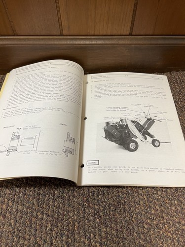 Original Turfco Pipe Piper 180A 180B Plow Operators Manual Parts Catalog - Picture 3 of 4