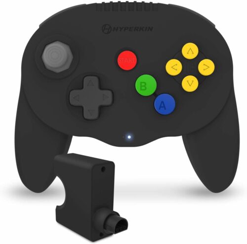 Hyperkin "Admiral" Premium BT Wireless Controller for N64 Nintendo 64 - Black - Picture 2 of 3