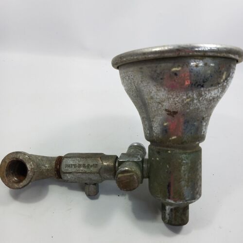 Antique Trenton Brass Water Bubbler Drinking Fountain Porcelain Push Button 1915 - Picture 4 of 15
