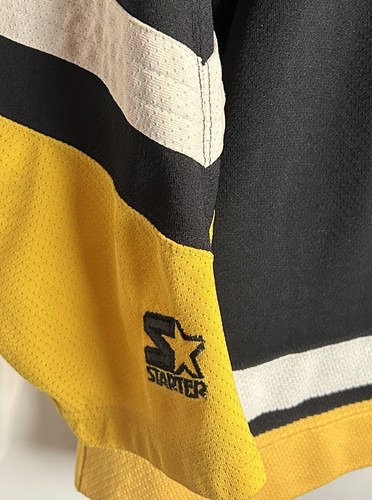 Vintage Starter Pittsburgh Penguins Robo Pen Fashion NHL Hockey Jersey Black XL - Picture 8 of 10